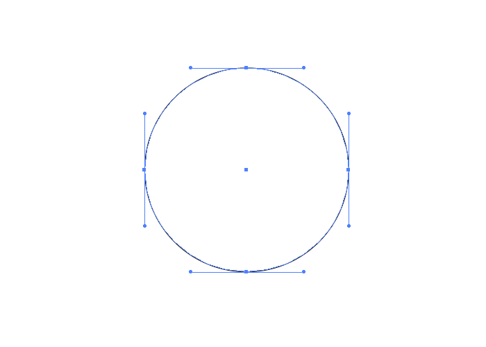 circle showing handlebars